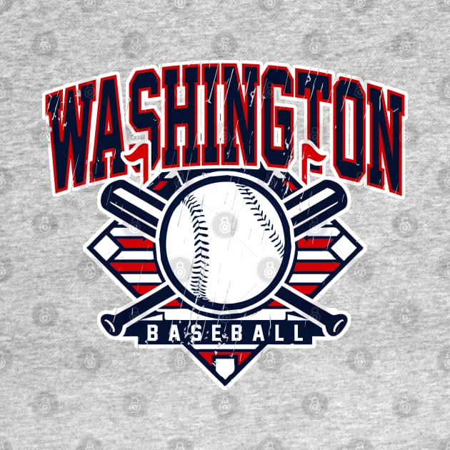 Vintage Washington Baseball by funandgames